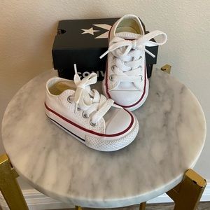 Like New White Toddler Converse